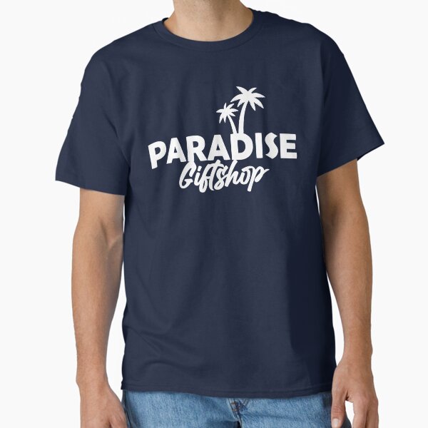 Item preview, Paradise Giftshop White designed and sold by GhostlyArchaeologist's Designs.