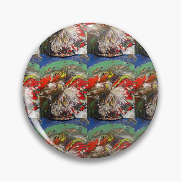 Item preview, Wavey Multi Coloured Paint Poured Shapes. designed and sold by PodmenikArt.