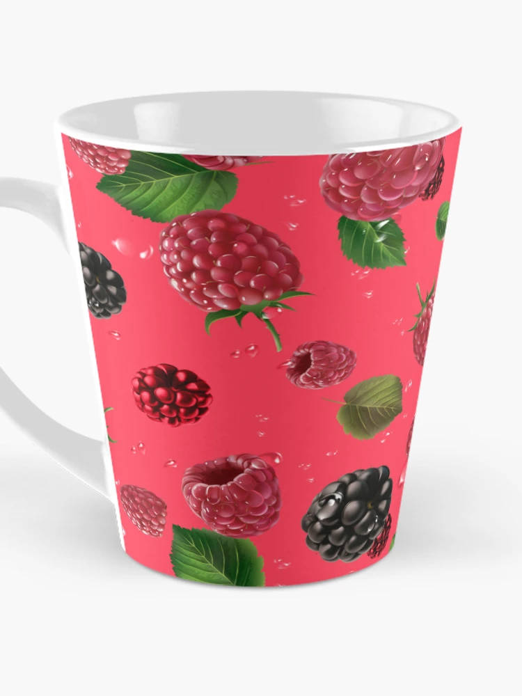 Thumbnail 3 of 4, Coffee Mug, Raspberry Pattern designed and sold by B & K Store.
