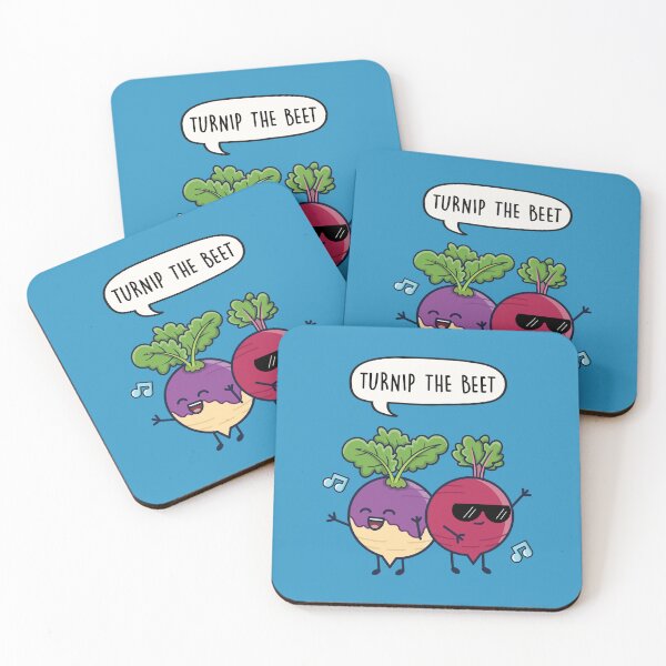 Item preview, Turnip the Beet - Cute Veggie Pun designed and sold by LEFDDesigns.