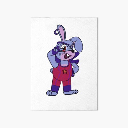 FNAF Glamrock Bonnie 5x7in Art Print 