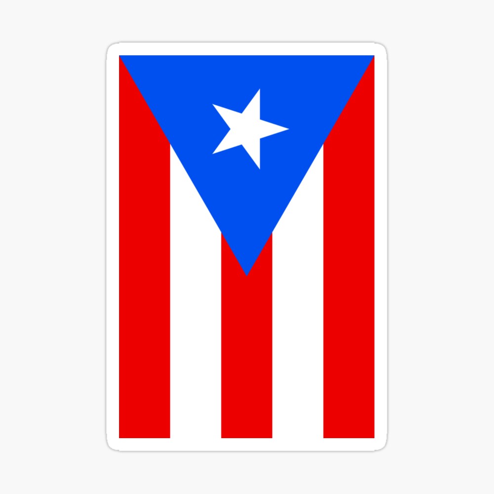 Puerto Rico Flag Vertical Greeting Card By Kziegman Redbubble