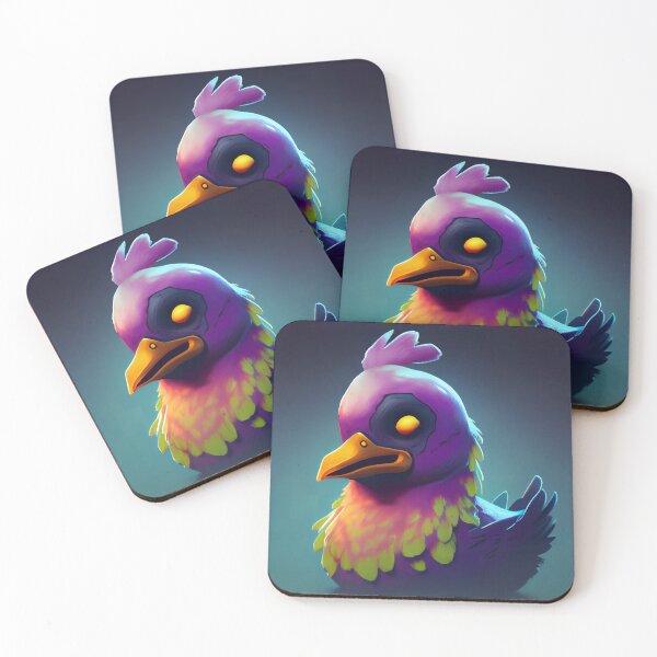 Item preview, Cluckster, the purple chicken designed and sold by Nomad85.