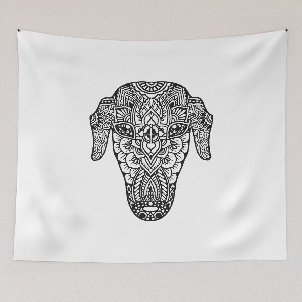 Item preview, Borzoi Mandala designed and sold by Huebucket.