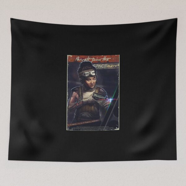 Item preview, Parvati Joins the Space Party The Outer Worlds designed and sold by MohamedKherow.
