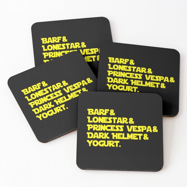 Item preview, Barf And Lonestar And Princess Vespa And Dark Helmet And Yogurt designed and sold by barrelroll909.
