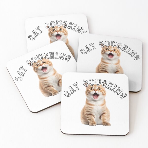 Item preview, CAT COUGHING designed and sold by Tee Studio.