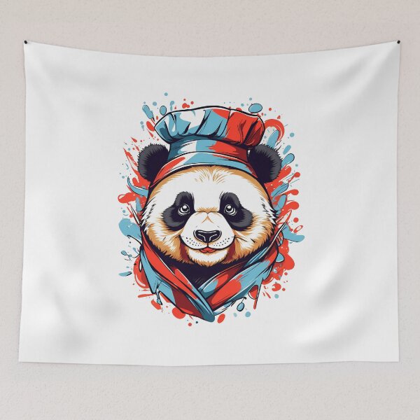 Item preview, Cute panda chef. Portrait. designed and sold by osadchyii.