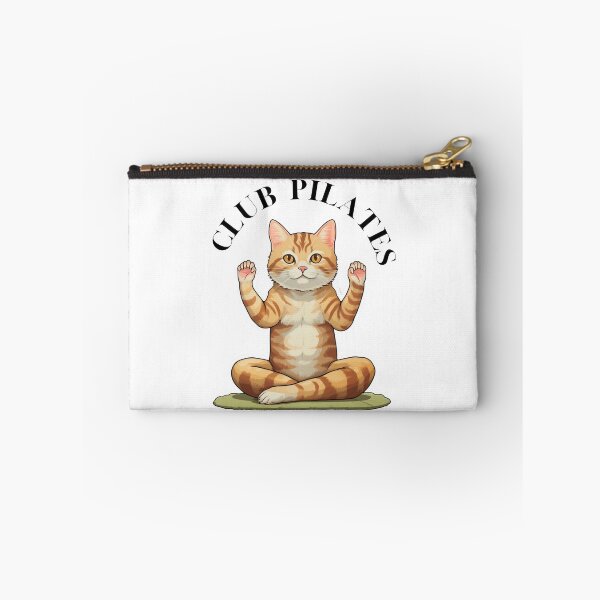 Item preview, Club Pilates cat on a mat  designed and sold by Socool101.