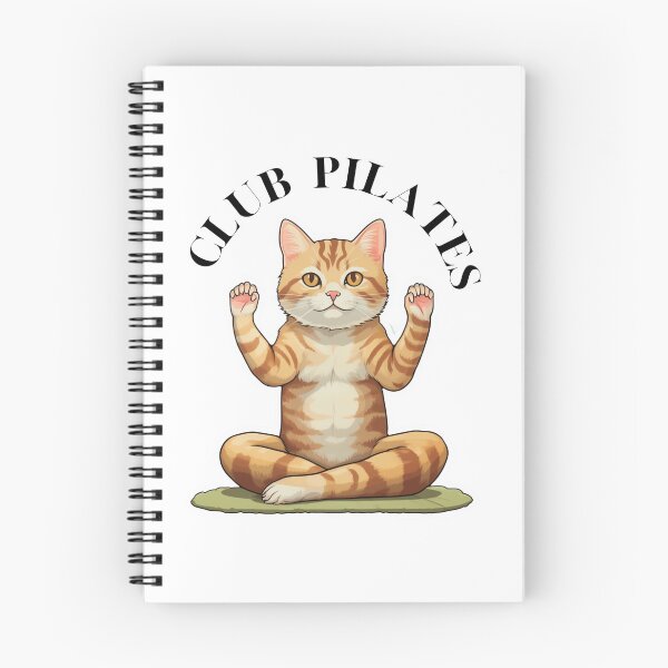 Item preview, Club Pilates cat on a mat  designed and sold by Socool101.