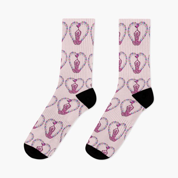 Item preview, Breast Cancer Awareness Yoga & Butterfly Support designed and sold by tamdevo1.