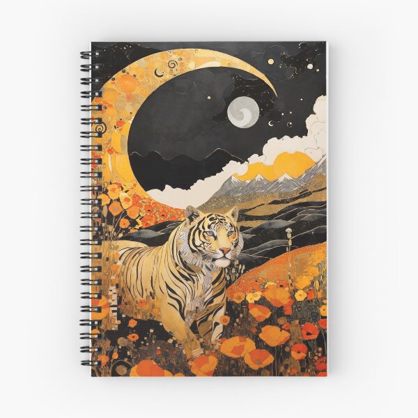 Item preview, Tiger Moon & Poppies designed and sold by DarkstarDesign.