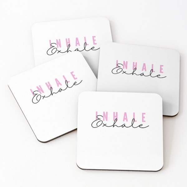 Item preview, Inhale - Exhale pink designed and sold by LeslieMack.