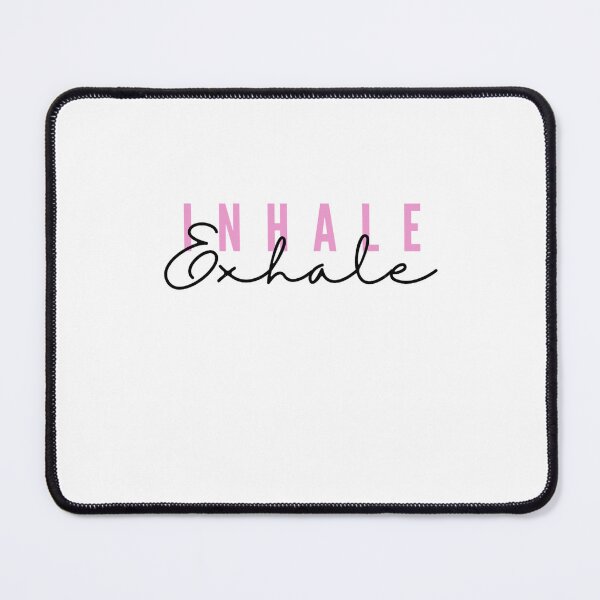Item preview, Inhale - Exhale pink designed and sold by LeslieMack.