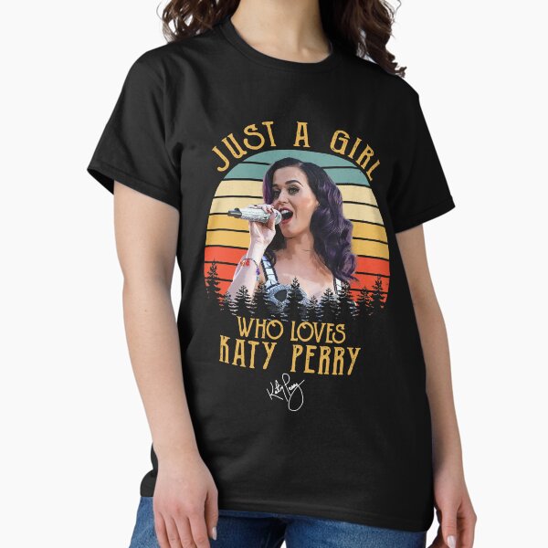 Vista previa del artículo con la obra «Solo una chica que ama a Katy Perry», diseñado y vendido por light-lachelle.