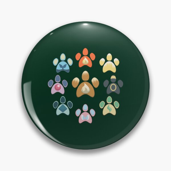Item preview, Eeveelution Pawprints designed and sold by caradocorbornes.