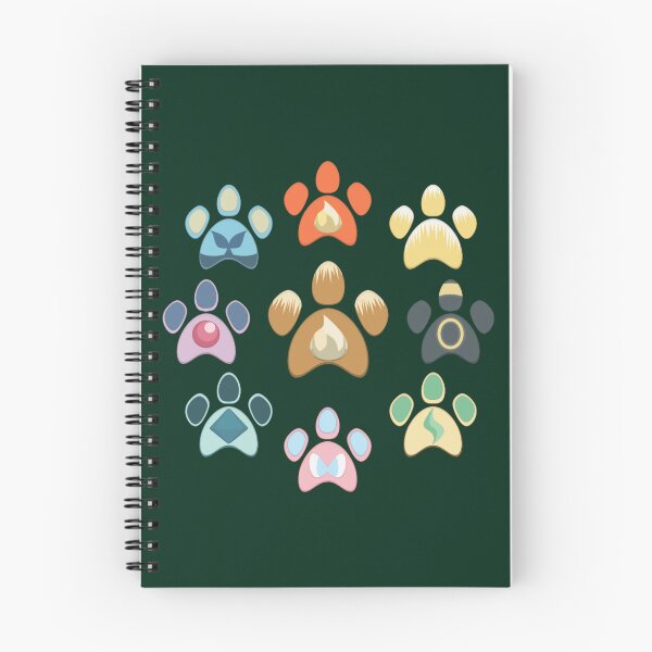Item preview, Eeveelution Pawprints designed and sold by caradocorbornes.
