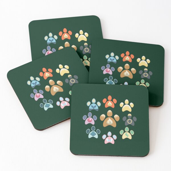 Item preview, Eeveelution Pawprints designed and sold by caradocorbornes.