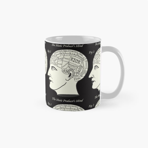 Item preview, The Music Producer's Mind Phrenology   designed and sold by BarrettStreich.