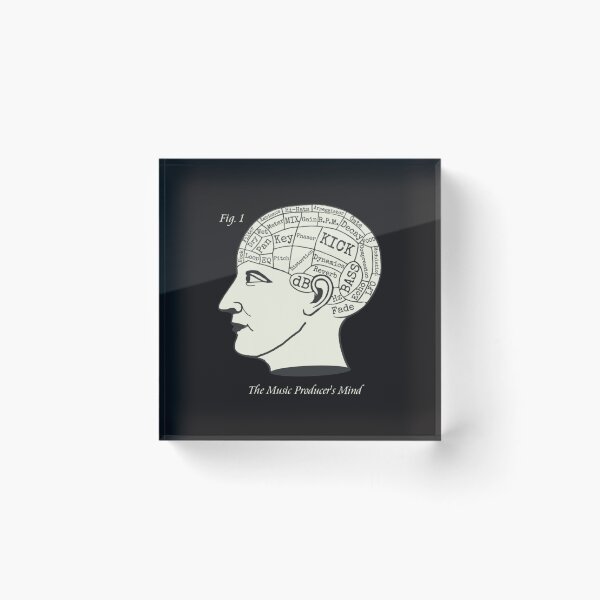 Item preview, The Music Producer's Mind Phrenology   designed and sold by BarrettStreich.