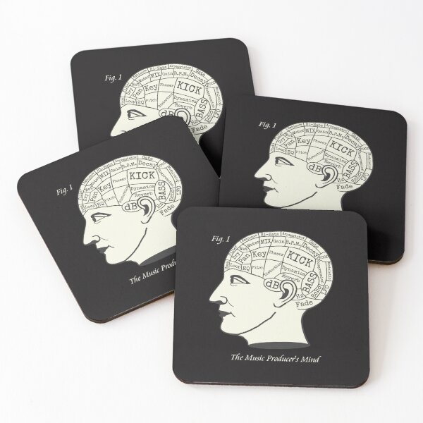 Item preview, The Music Producer's Mind Phrenology   designed and sold by BarrettStreich.