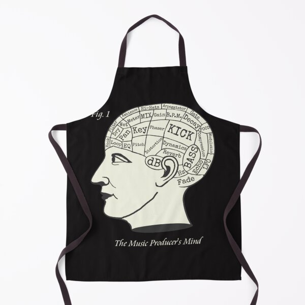 Item preview, The Music Producer's Mind Phrenology designed and sold by BarrettStreich.