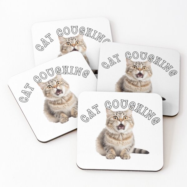 Item preview, CAT COUGHING designed and sold by Tee Studio.