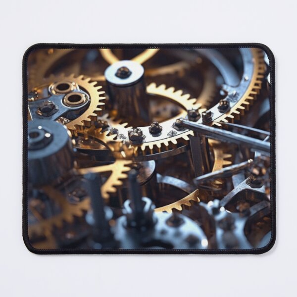 Item preview, Mechanical Symphony - Close-Up Image of Clock Gears, Intricate Timekeeping designed and sold by Dubage603.