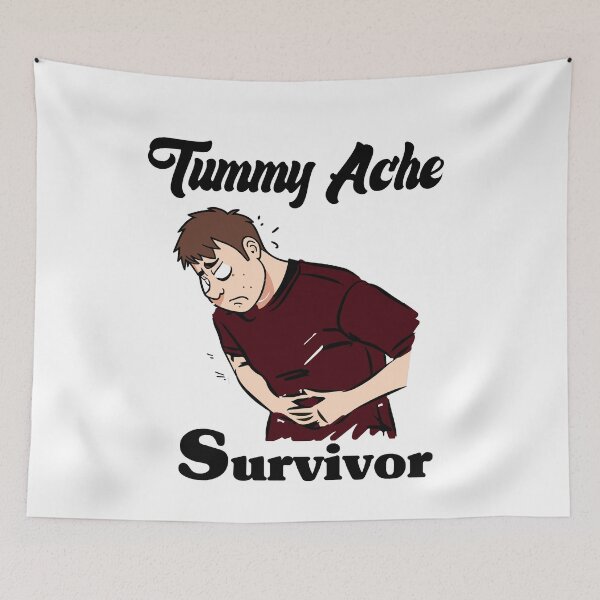 Item preview, Tummy Ache Survivor designed and sold by Artsy Aura ⭐⭐⭐⭐⭐  .