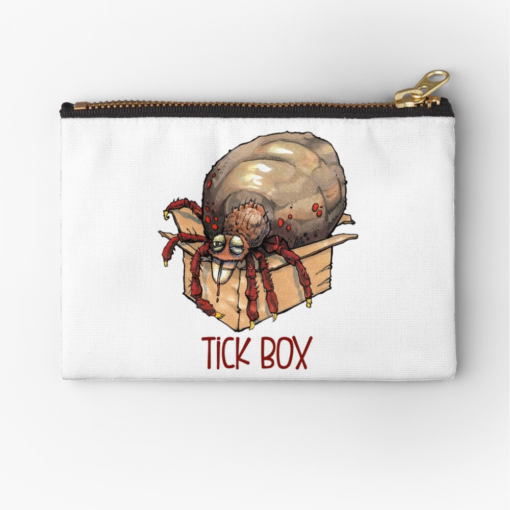 Tick box Zipper Pouch
