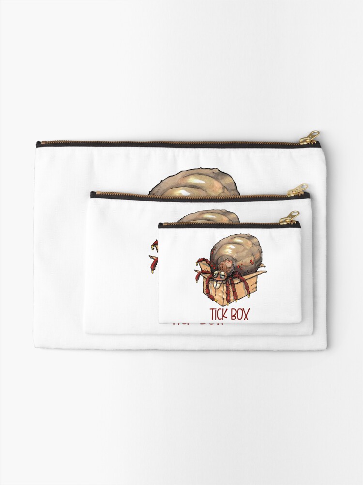 Alternate view of Tick box Zipper Pouch