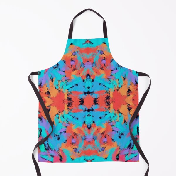 Item preview, Blue and orange abstract designed and sold by Natalia Ruzhyna.