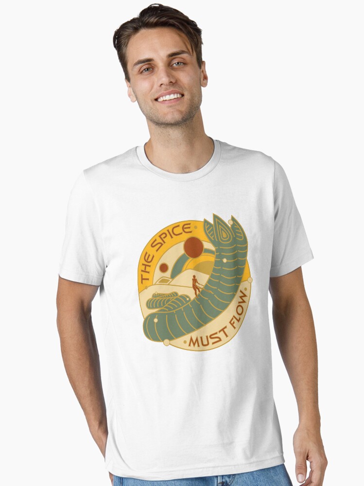 Thumbnail 1 of 7, Essential T-Shirt, The Spice Must Flow designed and sold by Olivia-Grimley.