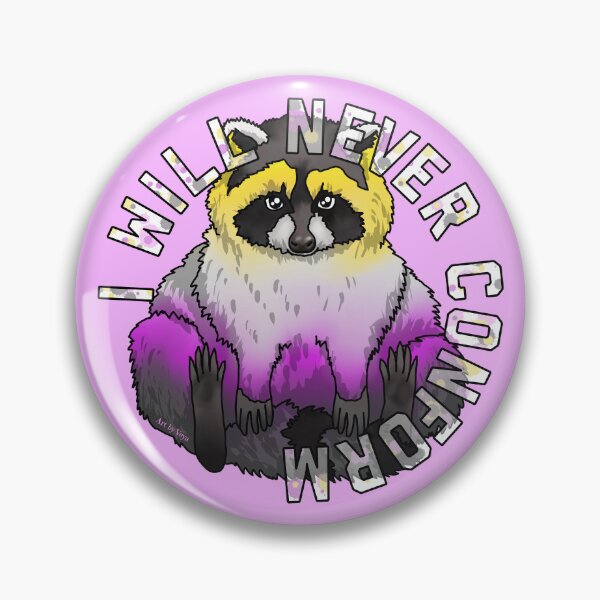 Item preview, I Will Never Conform Enby designed and sold by Art by Veya.
