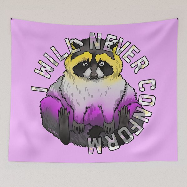Item preview, I Will Never Conform Enby designed and sold by Art by Veya.