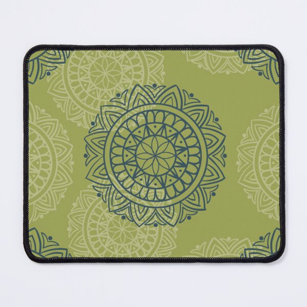 Item preview, Green Block Print Art designed and sold by wowpatterns.