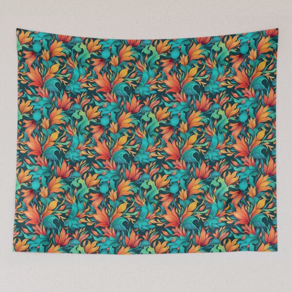 Item preview, Flower pattern Oil Painting 3 designed and sold by Poompipat Nutdechanant.