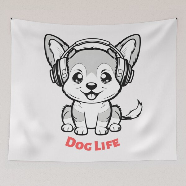 Item preview, Dog enjoying the beat   designed and sold by ReRosenbaum.