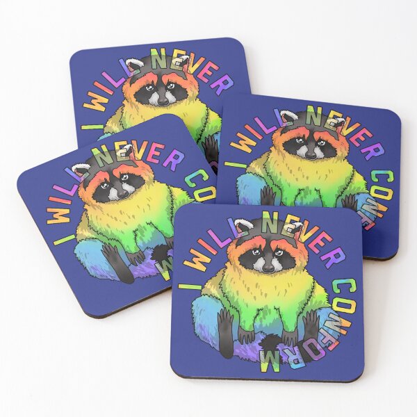 Item preview, I Will Never Conform Rainbow designed and sold by Art by Veya.