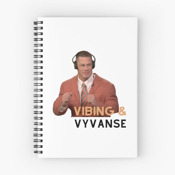 Item preview, Vibing and Vyvanse - ADHD meme Sticker designed and sold by aamybowman.