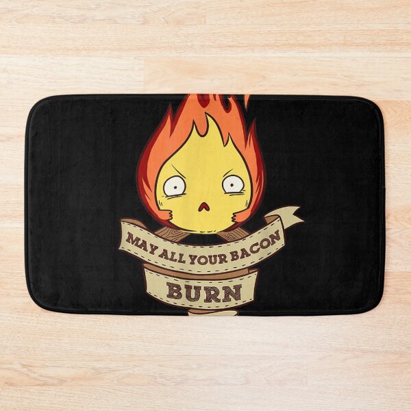 Item preview, May All Your Bacon Burn Scary Fire Demon T-Shirt designed and sold by PierceWeber1.