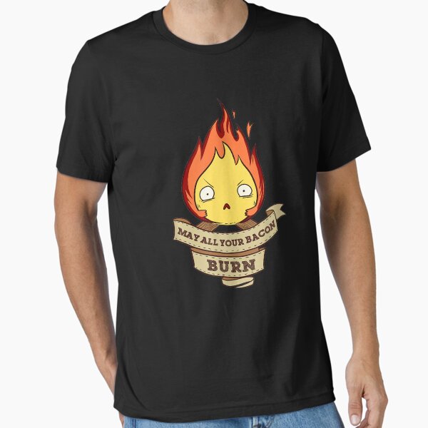 May All Your Bacon Burn Scary Fire Demon T-Shirt May All Your Bacon Burn Scary Fire Demon T-Shirt
