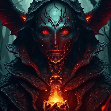 Artwork thumbnail, Fiery Demon, fire by FashCode