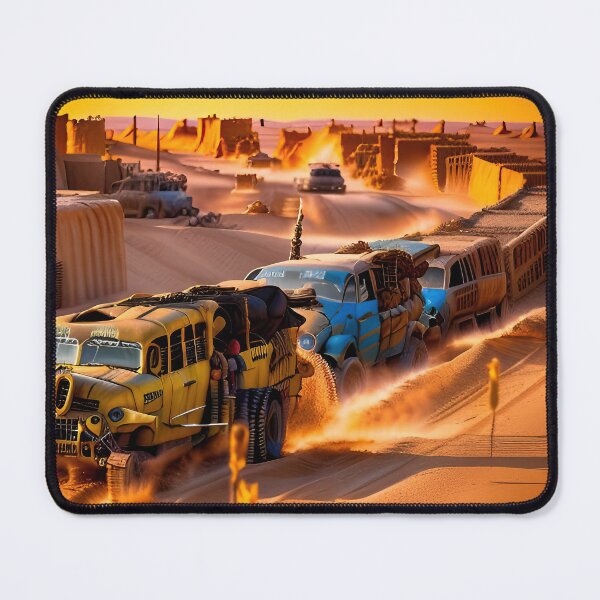 Item preview, A ravaged world of sand dunes and searing heat designed and sold by PixieDustAIArt.