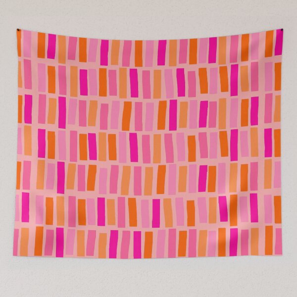 Item preview, Shades of Pink and Orange, Abstract, Lines and Stripes designed and sold by OneThreeSix.