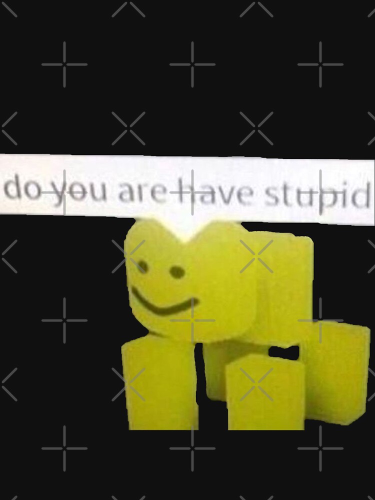 roblox stupid guy Fitted T-Shirt