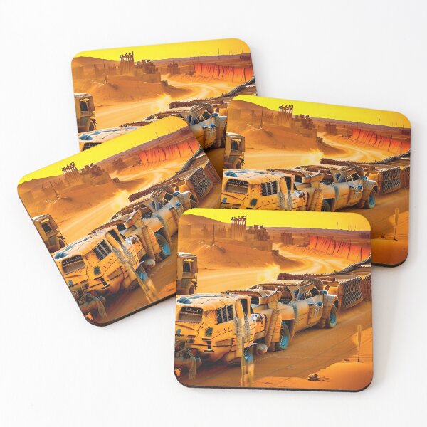 Item preview, A ravaged world of sand dunes and searing heat designed and sold by PixieDustAIArt.