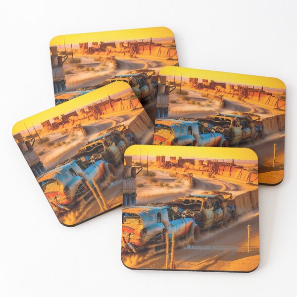 Item preview, A ravaged world of sand dunes and searing heat designed and sold by PixieDustAIArt.
