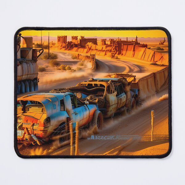 Item preview, A ravaged world of sand dunes and searing heat designed and sold by PixieDustAIArt.