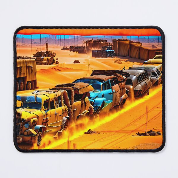 Item preview, A ravaged world of sand dunes and searing heat designed and sold by PixieDustAIArt.